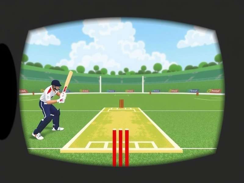 VR Cricket Cricketer Heroes gameplay screenshot